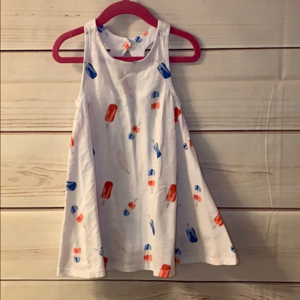 Old Navy Red White & Blue popsicle dress 3T